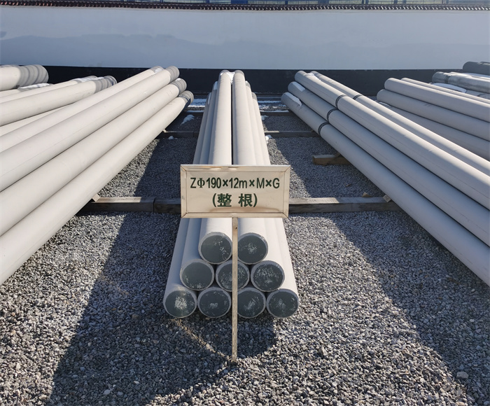 信阳190×12米钢筋混凝土水泥电线杆