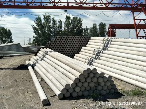 信阳190*10米非预应力水泥电线杆